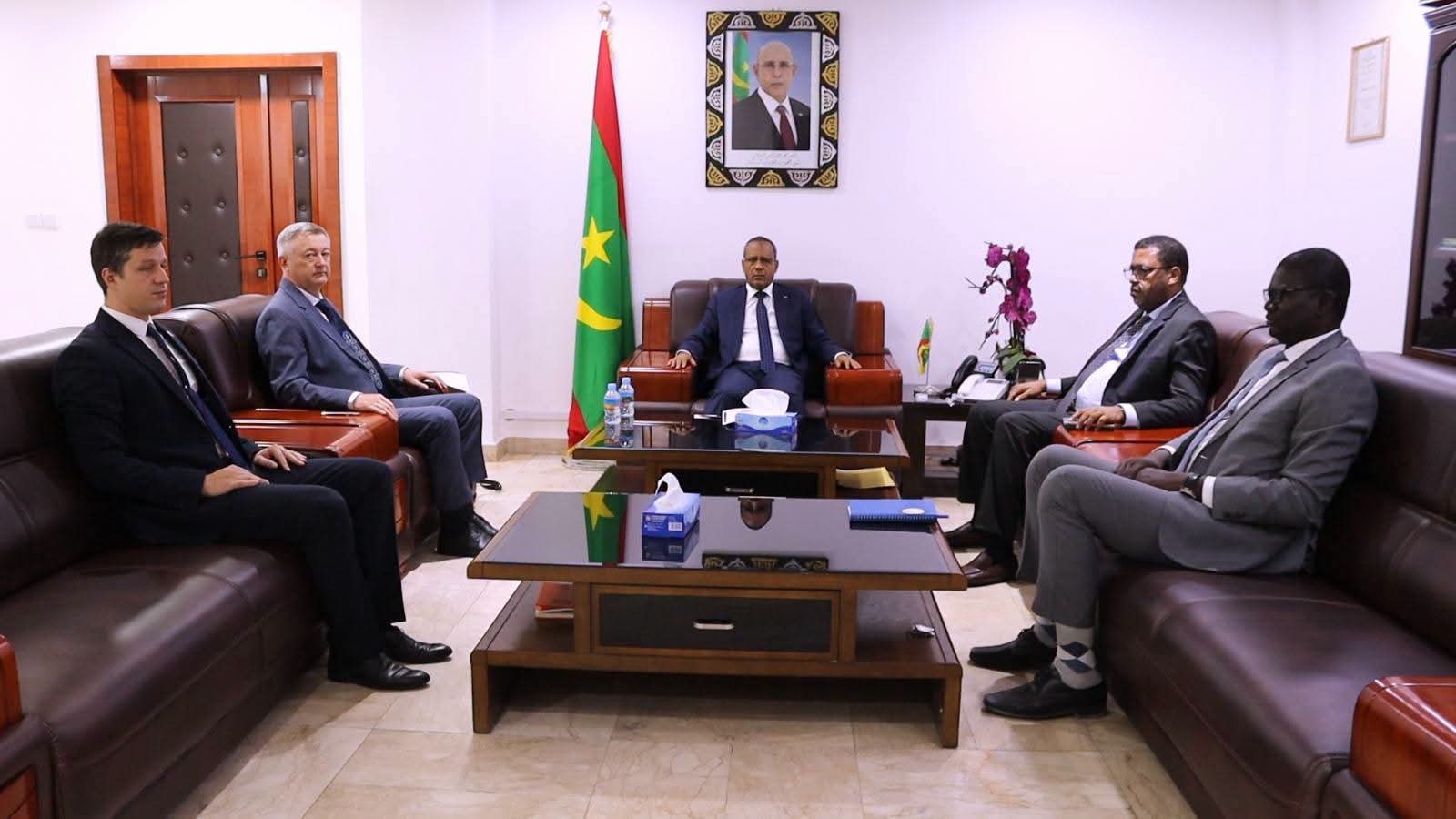 وزير الزراعة يستقبل القائم بالأعمال بالسفارة الأوكرانية لدى موريتانيا