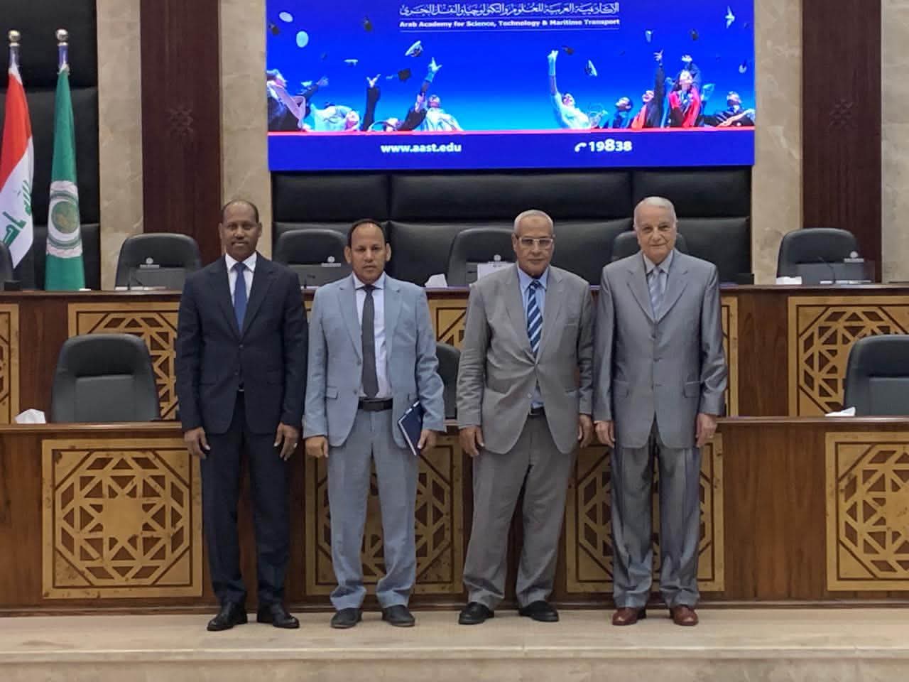 الأمين العام لوزارة الصيد يزور الأكاديمية العربية بالإسكندرية
