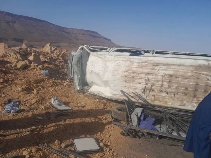 حادث سير على طريق أطار ـ عين أهل الطايع