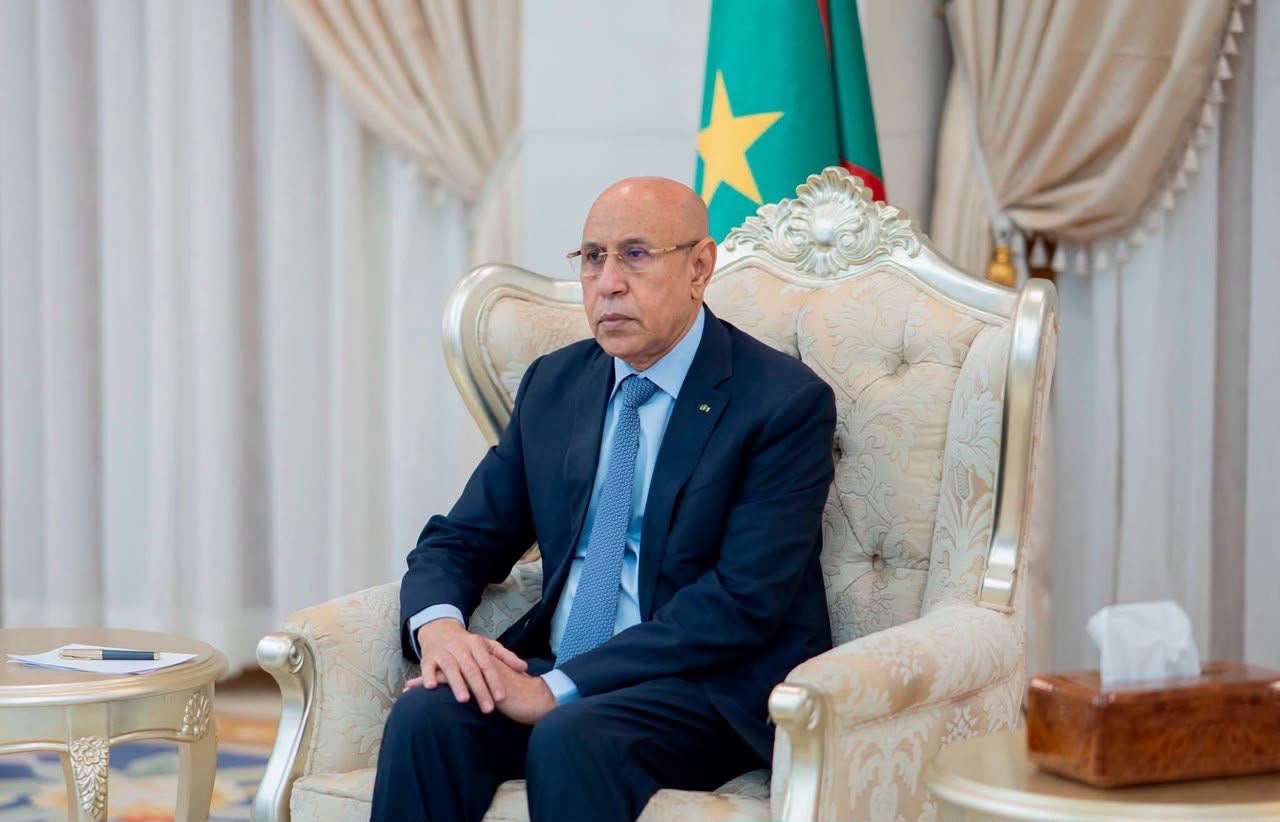 غزواني يستقبل المكتب التنفيذي لنادي القضاة الموريتانيين